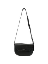 Emporio Armani Leather Crossbody Bag BLACK