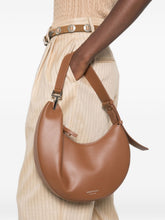 Emporio Armani Leather Shoulder Bag BROWN