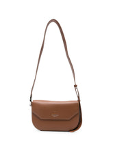 Emporio Armani Leather Crossbody Bag BROWN