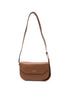 Emporio Armani Leather Crossbody Bag BROWN