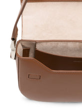 Emporio Armani Leather Crossbody Bag BROWN