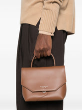 Emporio Armani Leather Top Handle Bag BROWN