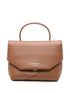 Emporio Armani Leather Top Handle Bag BROWN