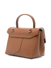 Emporio Armani Leather Top Handle Bag BROWN