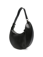 Emporio Armani Leather Shoulder Bag BLACK