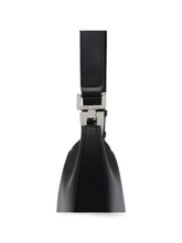Emporio Armani Leather Shoulder Bag BLACK