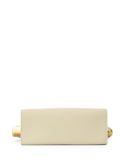 Jacquemus Le Rond Carré Clutch Ivory