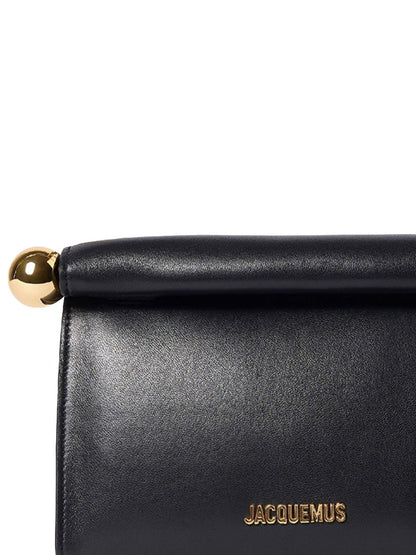 Jacquemus Le Rond CarrÃ© Clutch BLACK