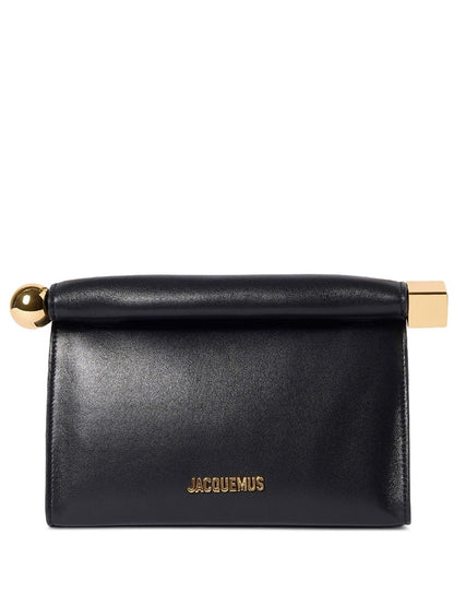 Jacquemus Le Rond CarrÃ© Clutch BLACK