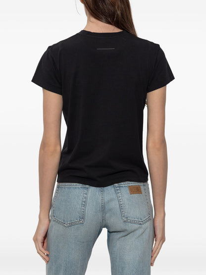 MM6 Maison Margiela T-shirts and Polos BLACK