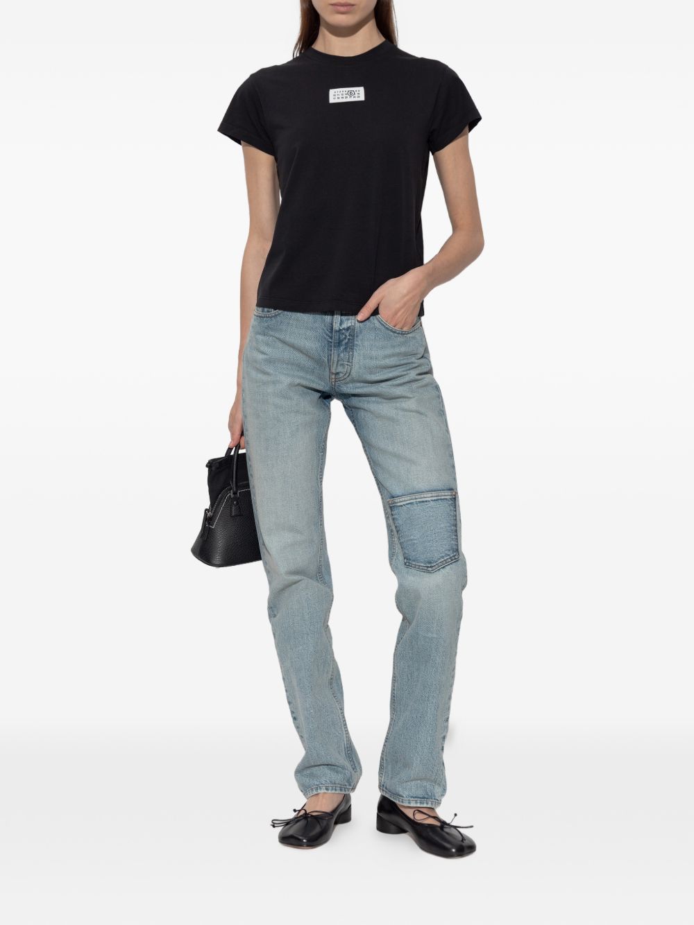 MM6 Maison Margiela T-shirts and Polos BLACK