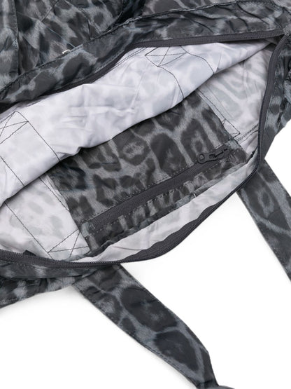 Adidas by Stella McCartney Leopard Tote Bag gray