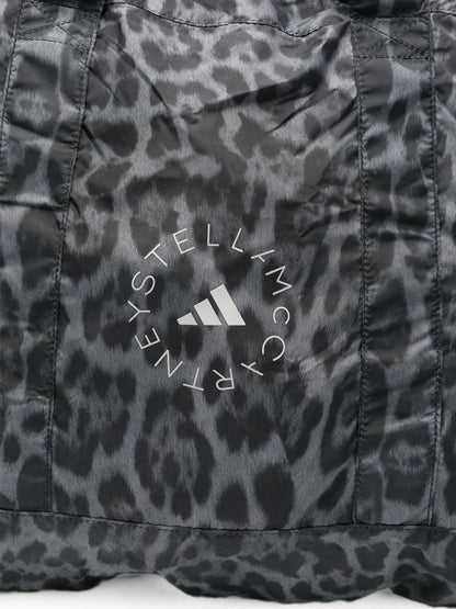 Adidas by Stella McCartney Leopard Tote Bag gray