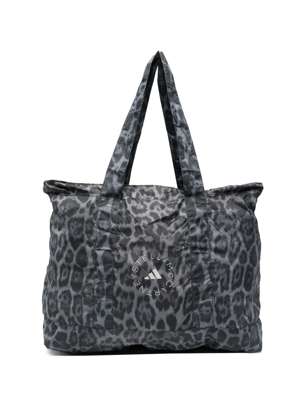 Adidas by Stella McCartney Leopard Tote Bag gray