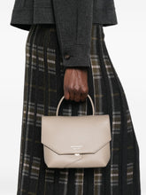 Emporio Armani Leather Top Handle Bag Gray