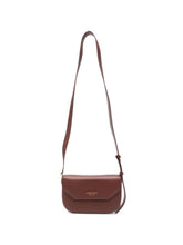 Emporio Armani Leather Crossbody Bag BROWN