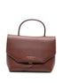 Emporio Armani Leather Top Handle Bag BROWN
