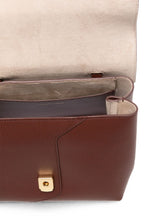 Emporio Armani Leather Top Handle Bag BROWN