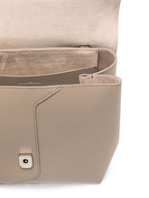 Emporio Armani Leather Foldover Bag BROWN