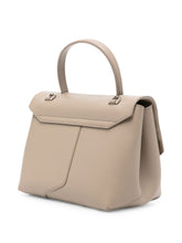 Emporio Armani Leather Foldover Bag BROWN