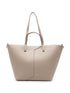 Emporio Armani Leather Tote Bag Gray