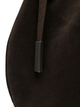 Emporio Armani Suede Leather Shoulder Bag BROWN