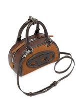 Diesel Leather Top Handle Bag Brown