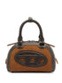 Diesel Leather Top Handle Bag Brown