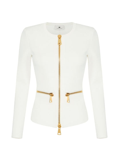 Elisabetta Franchi Cardigan Ivory