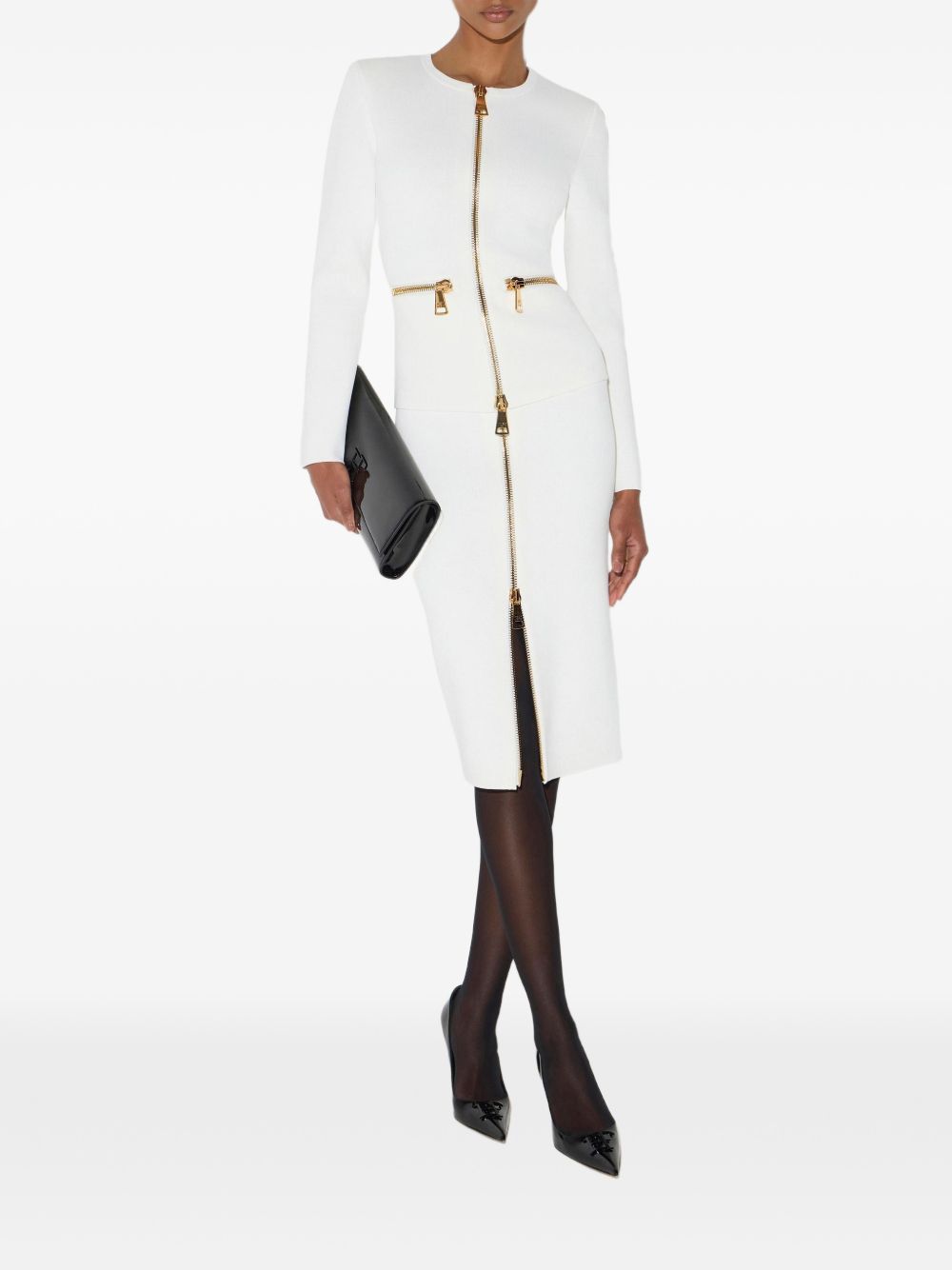 Elisabetta Franchi Cardigan Ivory