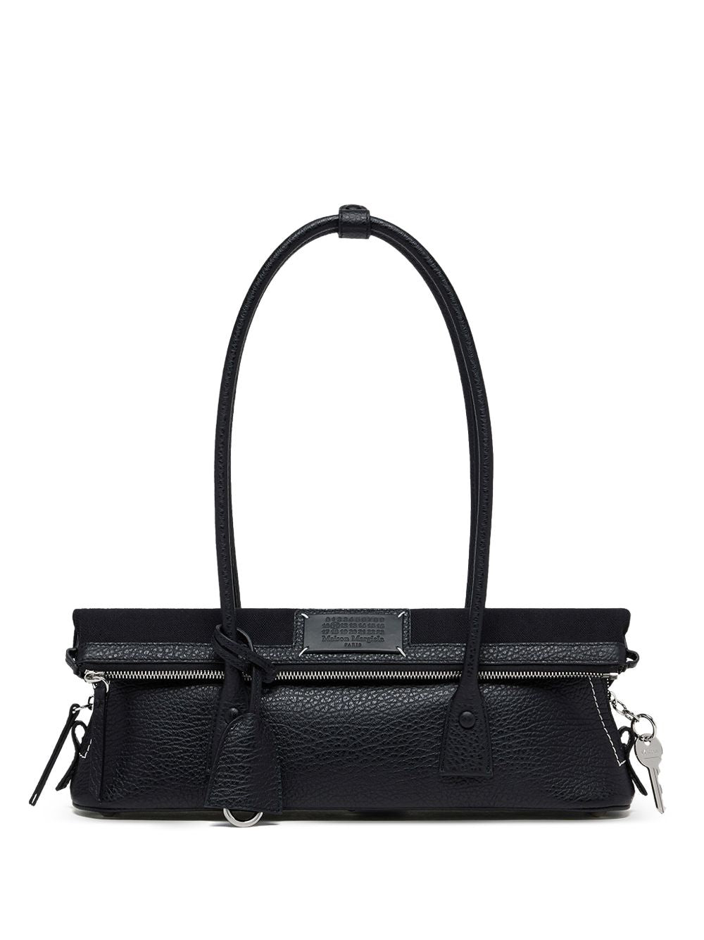 Maison Margiela 5AC Leather Shoulder Bag BLACK