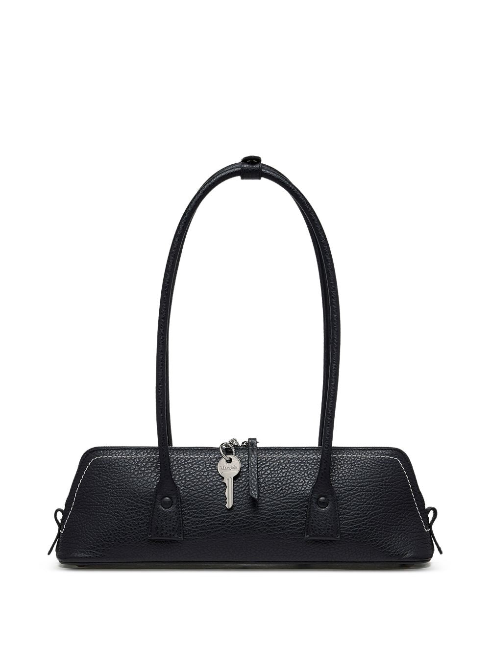 Maison Margiela 5AC Leather Shoulder Bag BLACK
