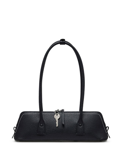 Maison Margiela 5AC Leather Shoulder Bag BLACK