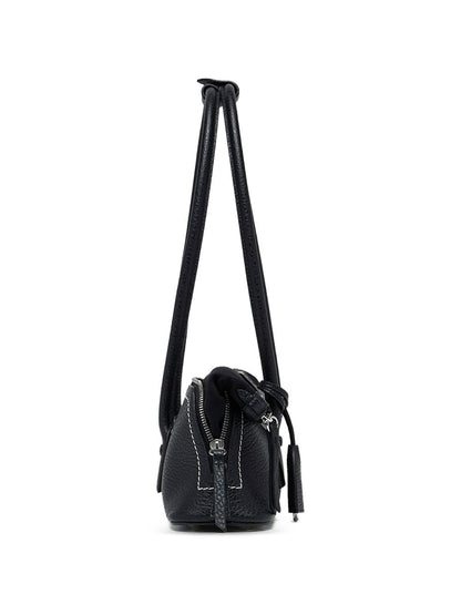 Maison Margiela 5AC Leather Shoulder Bag BLACK