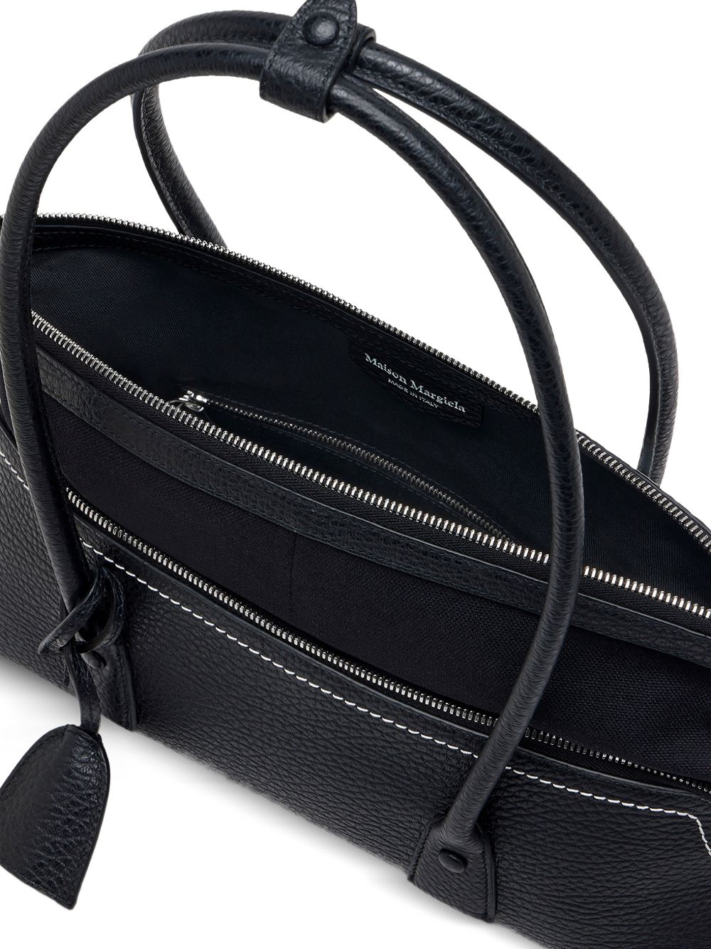 Maison Margiela 5AC Leather Shoulder Bag BLACK