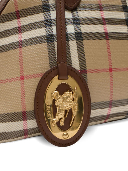 Burberry Check Canvas Pouch BEIGE