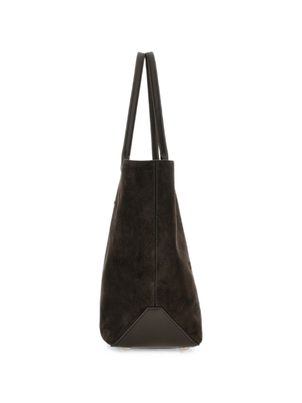 Hogan Address Medium Leather Tote BROWN