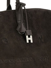 Hogan Address Medium Leather Tote BROWN