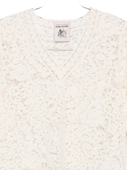Semicouture Sweater WHITE