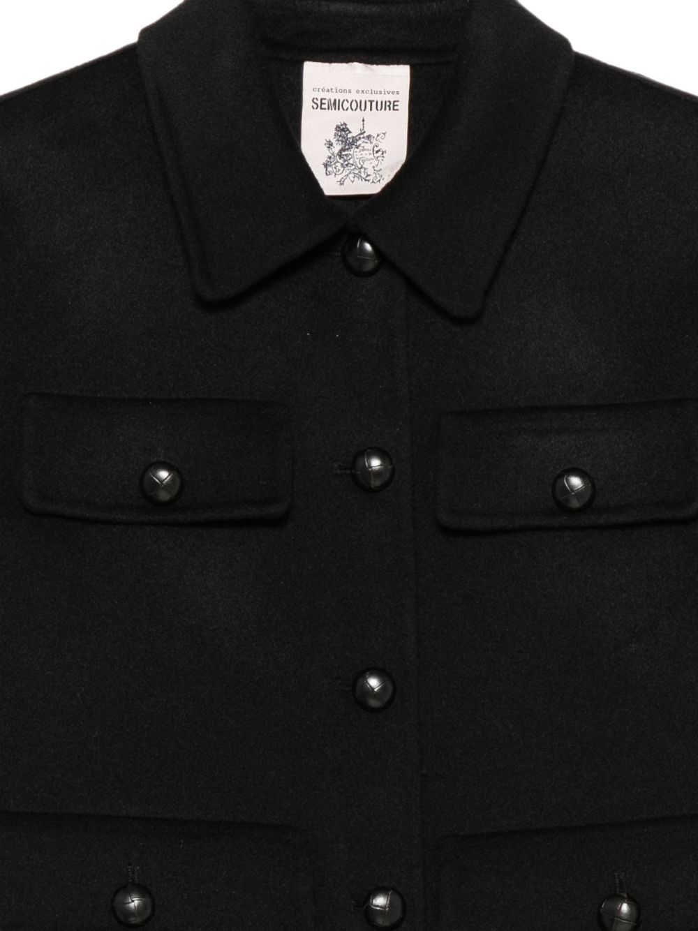 Semicouture Jacket BLACK