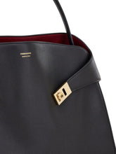 Ferragamo Gancini Shoulder Bag BLACK