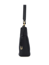 Ferragamo Medium Leather Hobo Bag BLACK