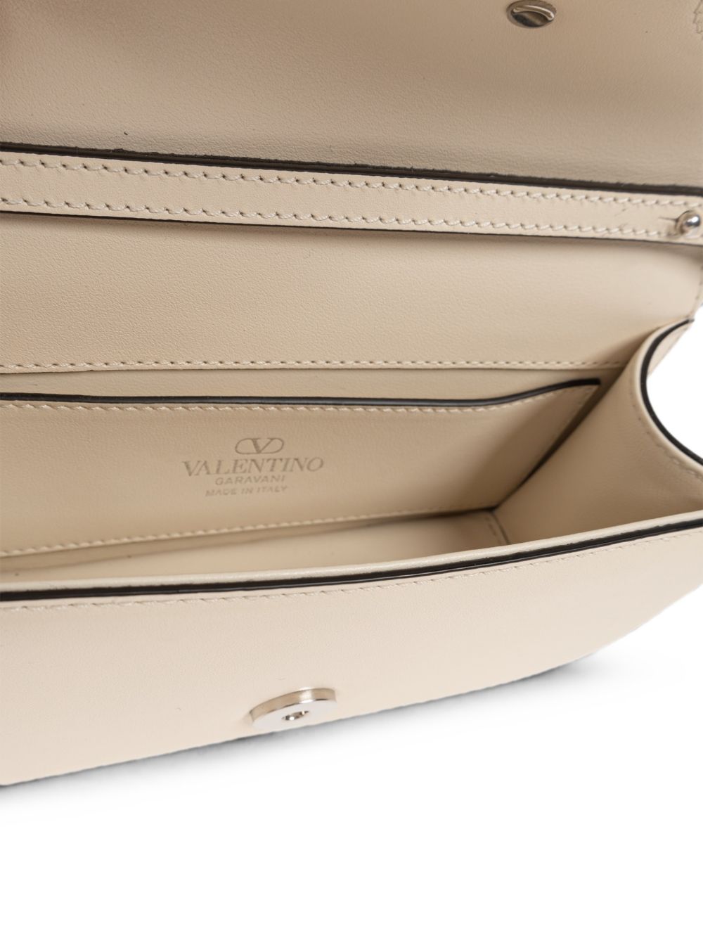 Valentino Garavani VLogo Crystal Embellished Bag Ivory