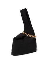 Stella McCartney Chain-Link Shoulder Bag BLACK