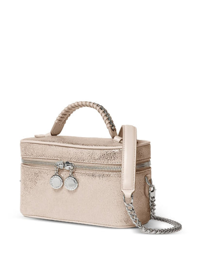 Stella McCartney Crackle Whipstitch Shoulder Bag PINK
