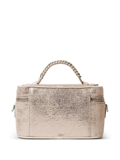 Stella McCartney Crackle Whipstitch Shoulder Bag PINK