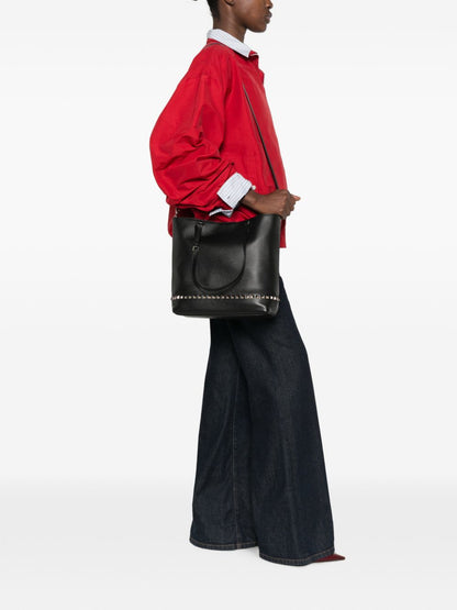 Valentino Garavani Rockstud Small Shoulder Bag BLACK