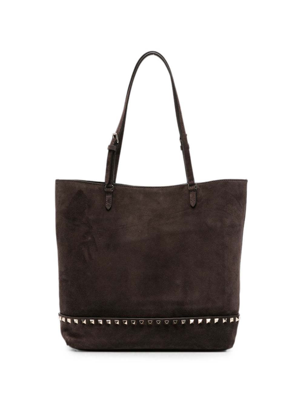 Valentino Garavani Rockstud Small Shoulder Bag BROWN