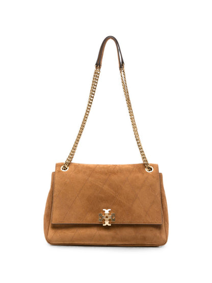 Tory Burch Kira Quilted Crossbody Bag CAMEL