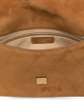 Tory Burch Kira Quilted Crossbody Bag CAMEL